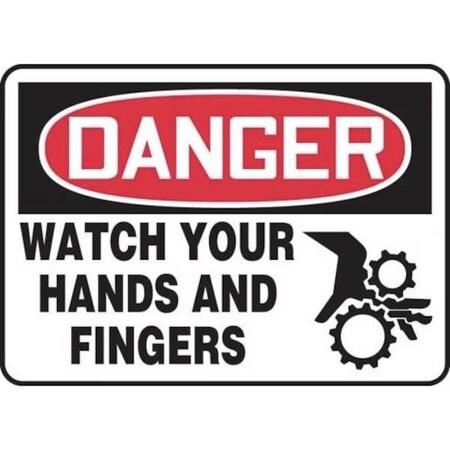 Accuform OSHA DANGER SAFETY SIGN WATCH YOUR MEQM093XV MEQM093XV
